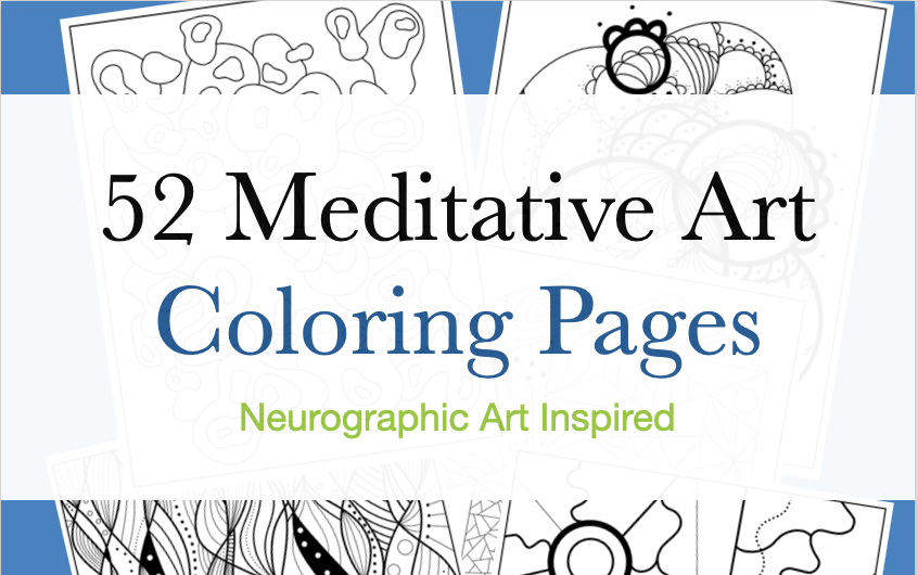 Meditative Art Coloring Pages 